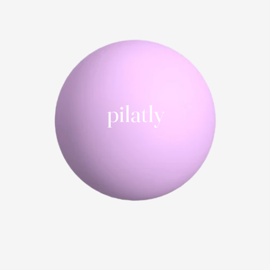 Piłka do pilatesu Pilatly, kolor liliowy